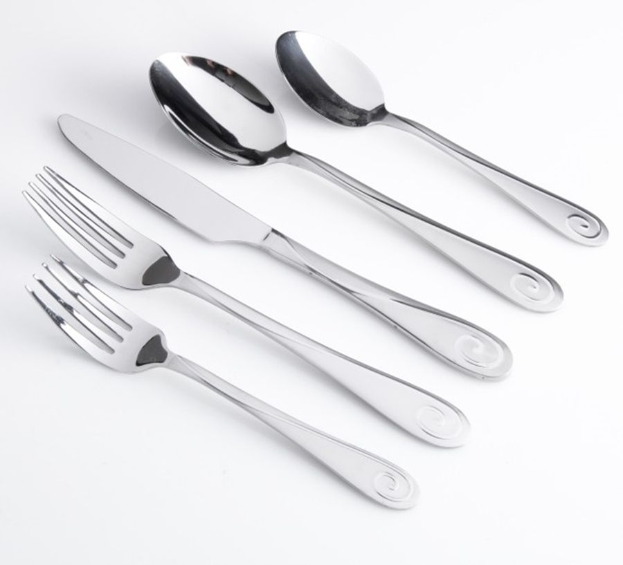 Smooth Swirl (Stainless) Fork by Gibson-1