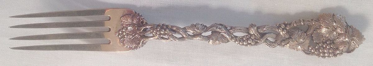 GWA14 (Sterling) Individual Salad Fork by George William Adams-1