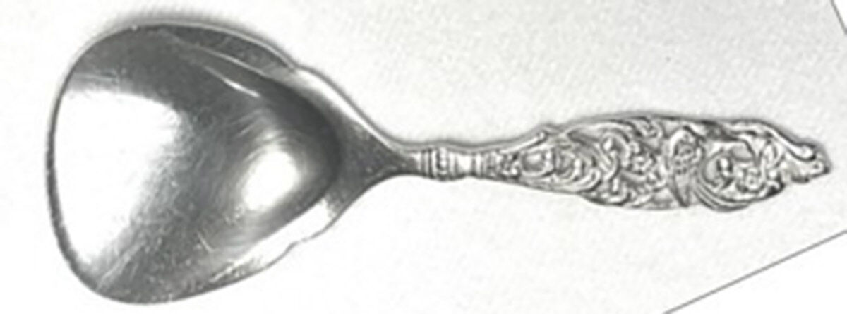 GFK12 (Silverplate) Small Pierced Nut Serving Spoon by Gerofabriek-1