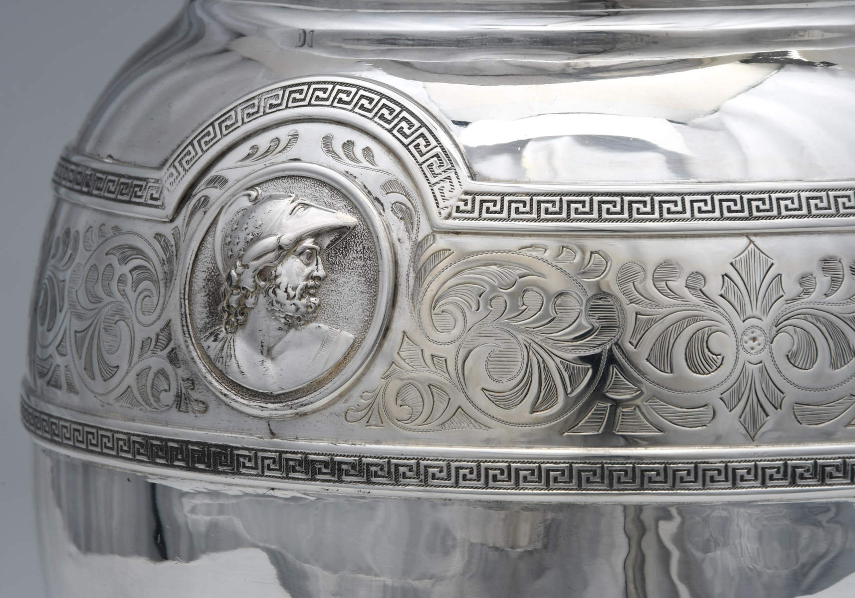 Medallion (Sterling, Coin, Hollowware) 96 Oz Pitcher by Gorham Silver-4