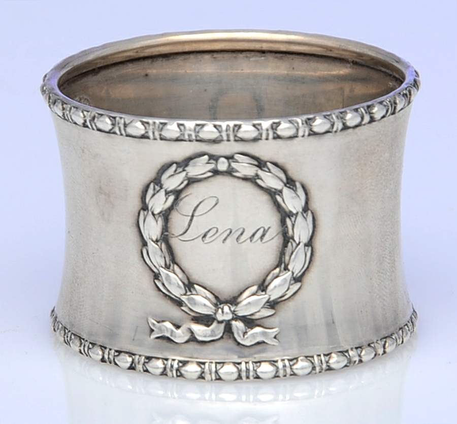 Wreath (Sterling, Hollowware) Napkin Ring by Gorham Silver-1