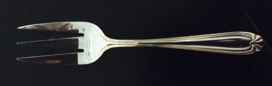GIA50 Stainless Medium Solid Cold Meat Serving Fork by Gibson-1