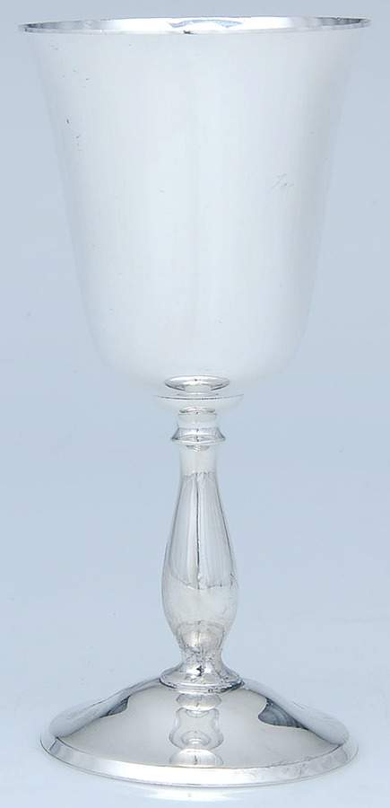 198 (Sterling, Hollowware) Water Goblet by Gorham Silver-1