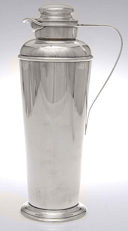 A1667 (Sterling, Hollowware) Cocktail Shaker with Lid by Gorham Silver-1