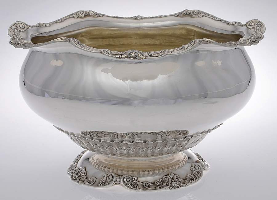 A692 (Sterling, Hollowware) Punch Bowl by Gorham Silver-1