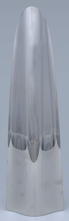 Indulgence (Stainless, Hollowware) 14" Vase by Georg Jensen (Denmark)-1