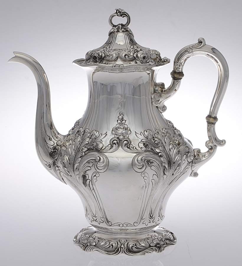 A3061 (Sterling, Hollowware) Coffee Pot by Gorham Silver-1