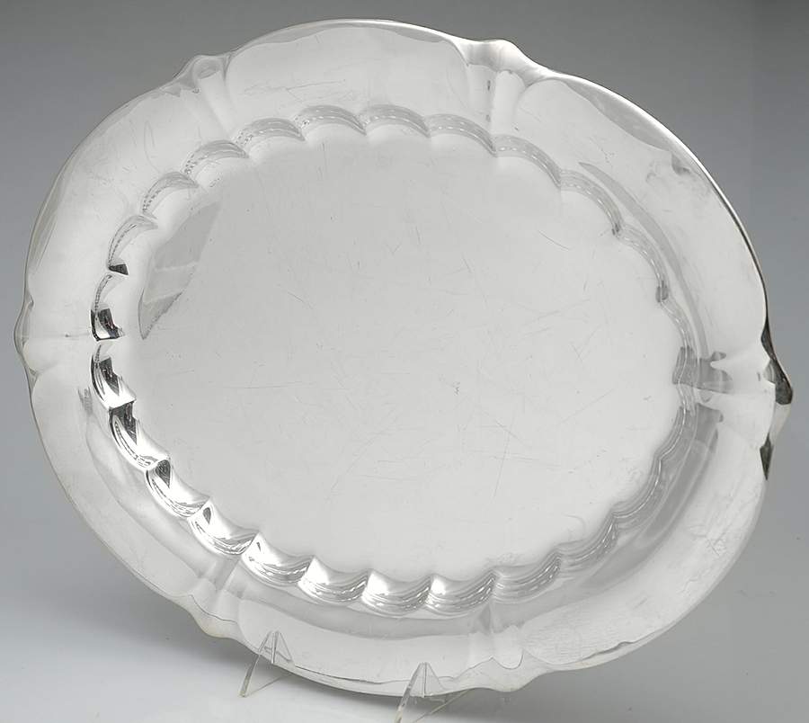 Y768 (Silverplate, Hollowware) 18" Oval Serving Platter by Gorham Silver-1