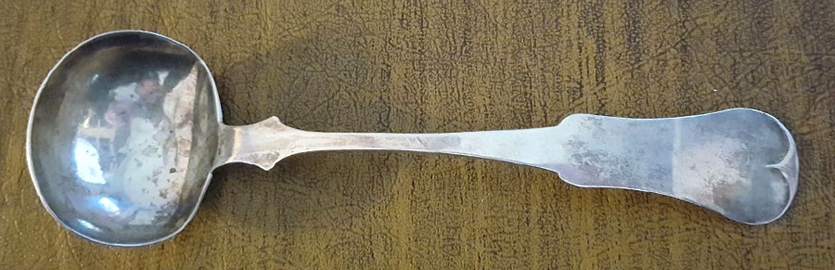 GZM1 (Coin) Solid Gravy Ladle by G.W. McDannold-1
