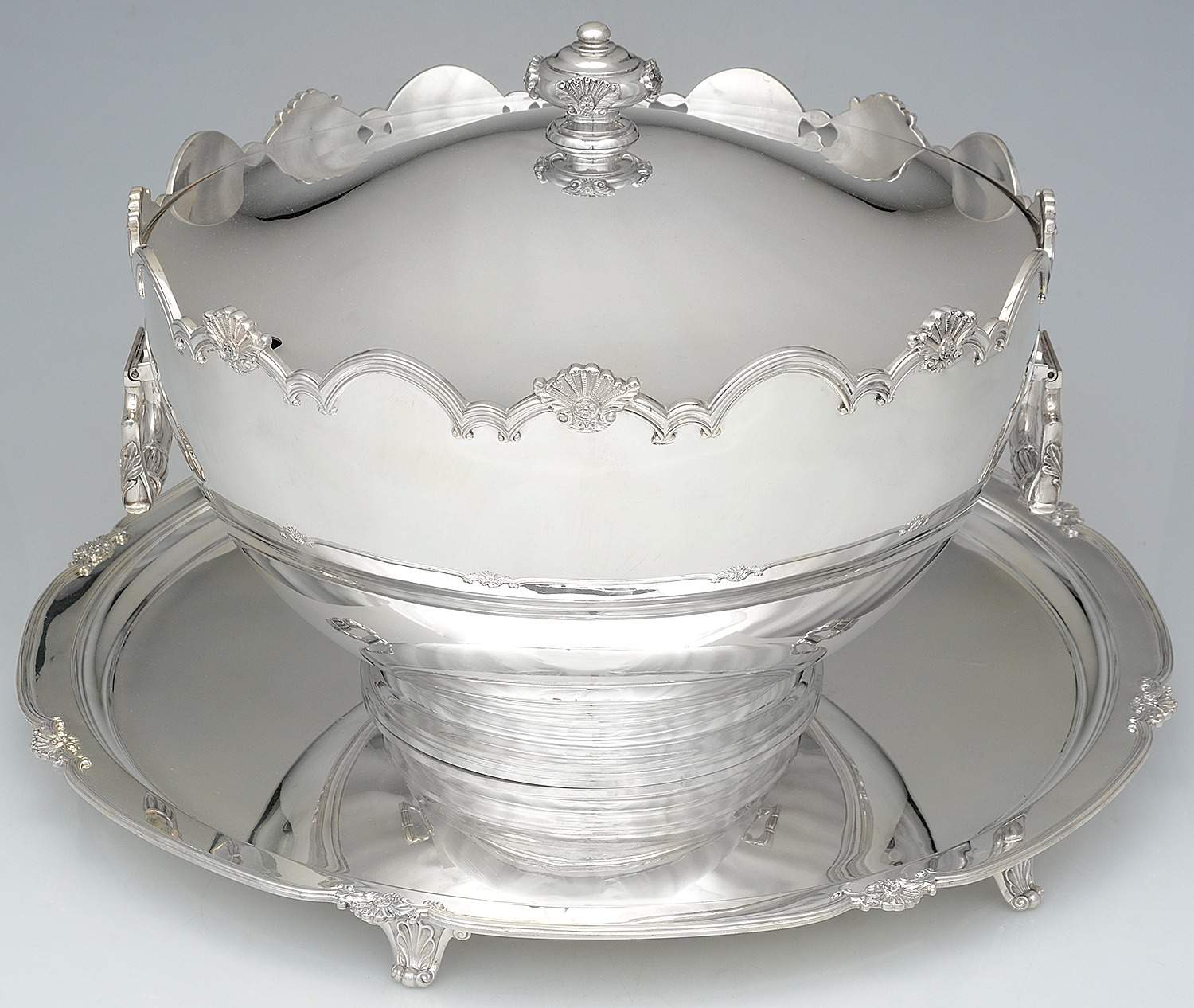 Sterling Hollowware (3 Pc) Punch Set by Garrard & Co Ltd-1