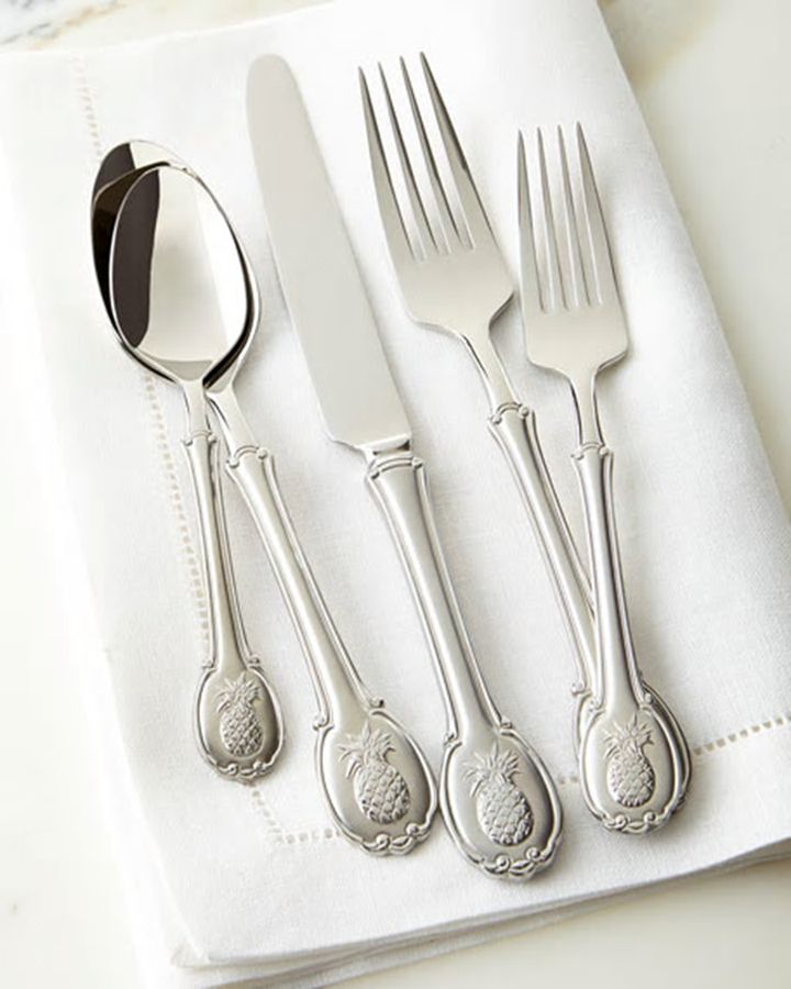 Pineapple Satin (Stainless) Fork by Godinger-1