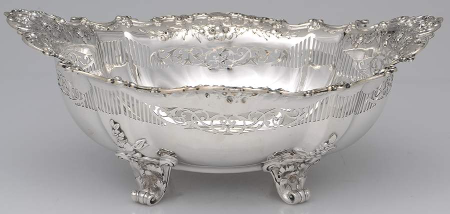 3720 (Sterling, Hollowware) Oval Footed Centerpiece by Gorham Silver-1