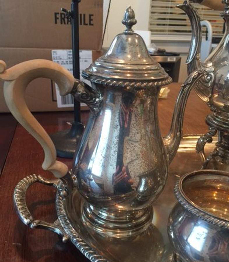 801 (Sterling, Hollowware) Coffee Pot by Graff Washbourn & Dunn-1