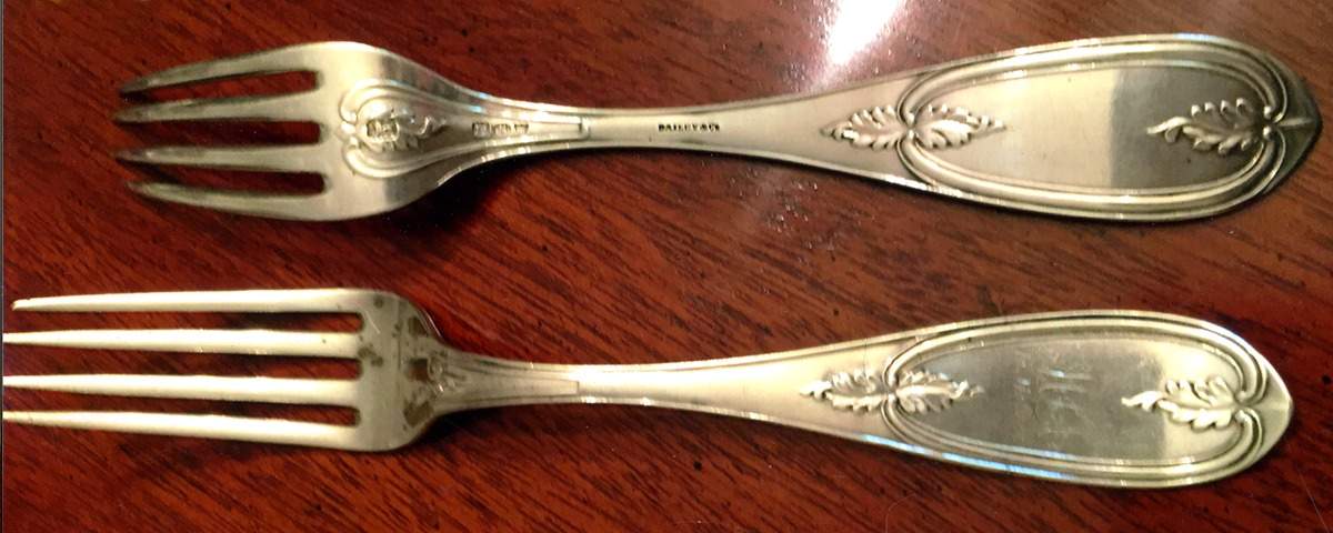 Olive (Coin) Fork by George B Sharp-1