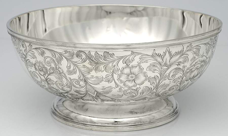 1120L (Sterling, Hollowware) 10" Pedestal Fruit Bowl by Galt & Bro-1
