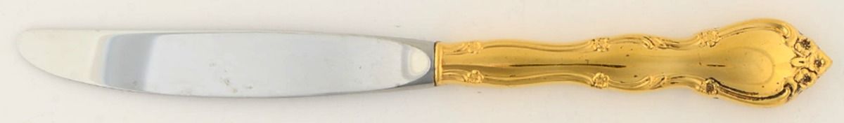 Rose Tiara-Gold (Sterilng, GoldVermeil) Modern Hollow Knife by Gorham Silver-1