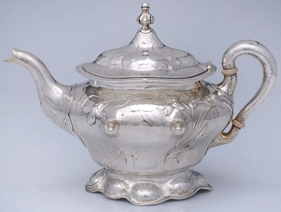 Martele (Sterling, Hollowware) Teapot by Gorham Silver-1