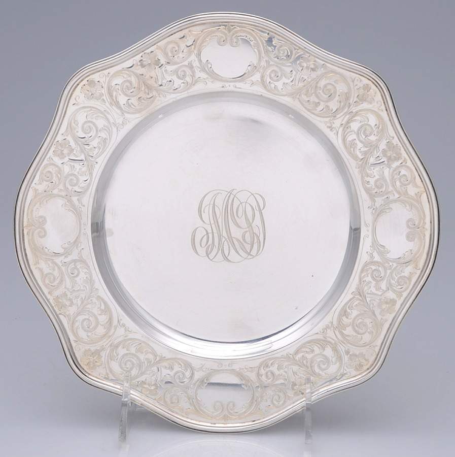 Covington (Sterling, Hollowware) 8" Salad Plate by Gorham Silver-1
