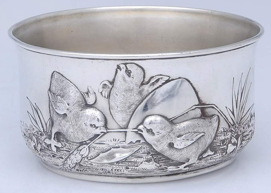 1372 (Sterling, Hollowware) Baby Bowl by George W Shiebler-1