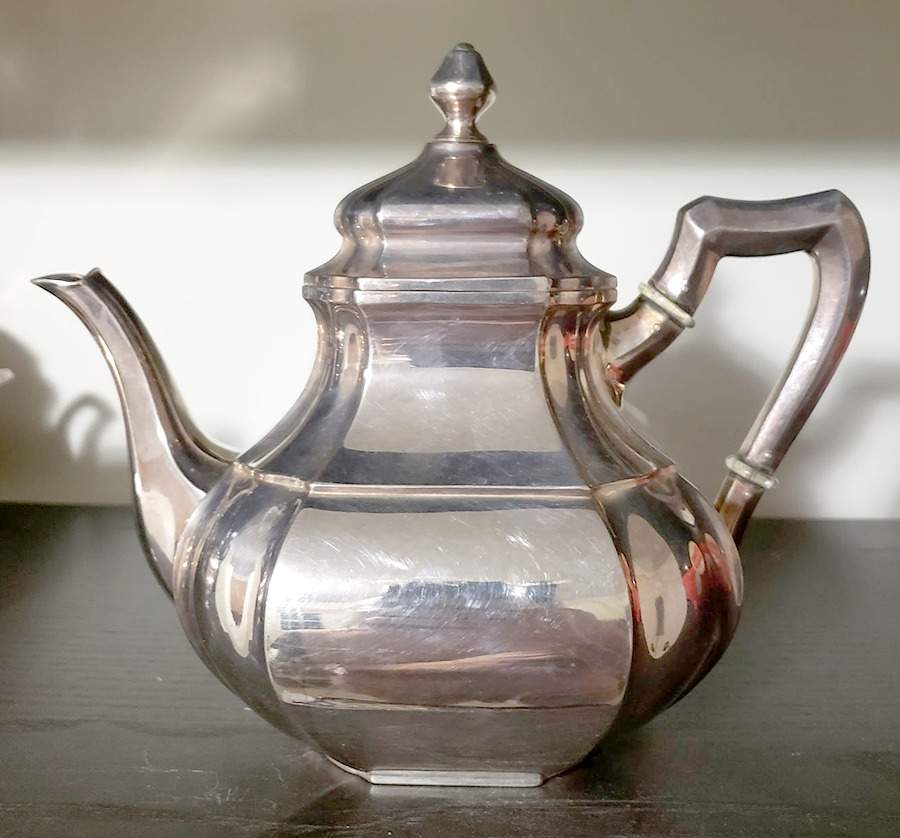 GBHGBH2 (Sterling, Hollowware) Teapot by Gebruder Deyhle-1