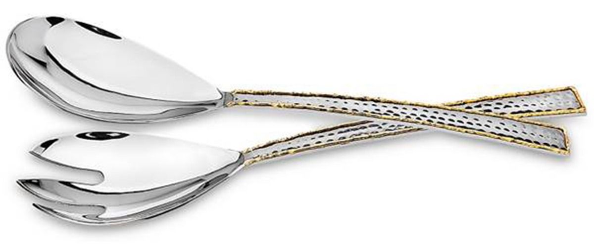 Artisan Loft (Stainless) (2 Pc) Solid Salad Set by Godinger-1
