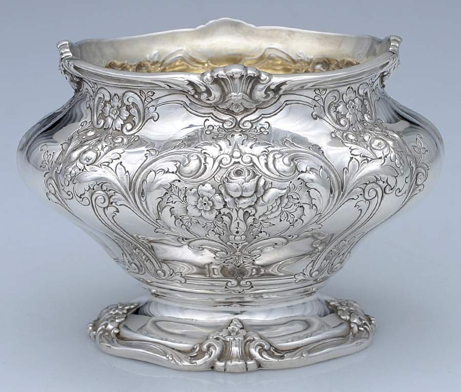 King Edward (Sterling, Hollowware) Waste Bowl by Gorham Silver-1