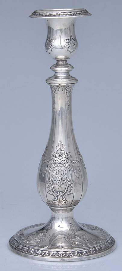 GS164 (Sterling, Hollowware) 10" Candlestick by Gorham Silver-1