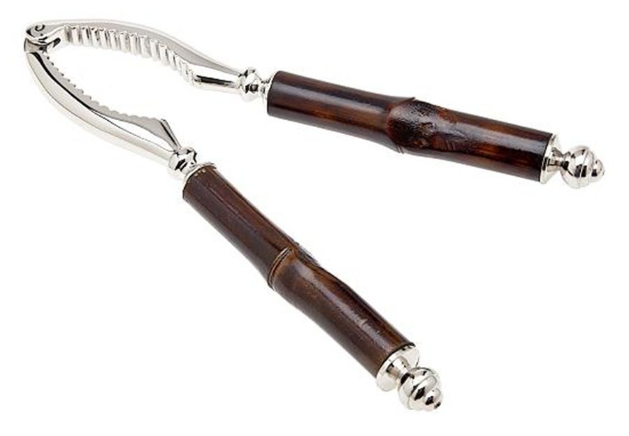 Bamboo (Stainless) Solid Nut Cracker by Godinger-1