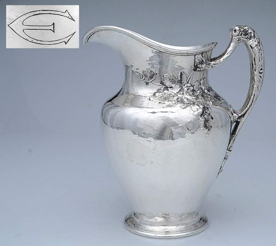 A5041 (Sterling, Hollowware) 104 Oz Water Pitcher by Gorham Silver-1