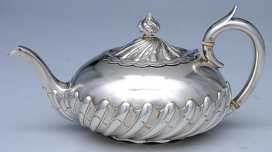 1780 (Sterling, Hollowware) Teapot by Gorham Silver-1