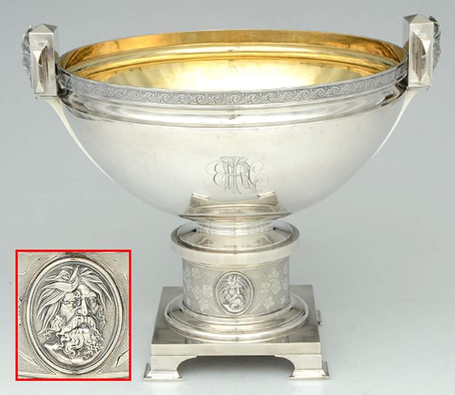 30-1 (Sterling, Hollowware) Punch Bowl by Gorham Silver-1