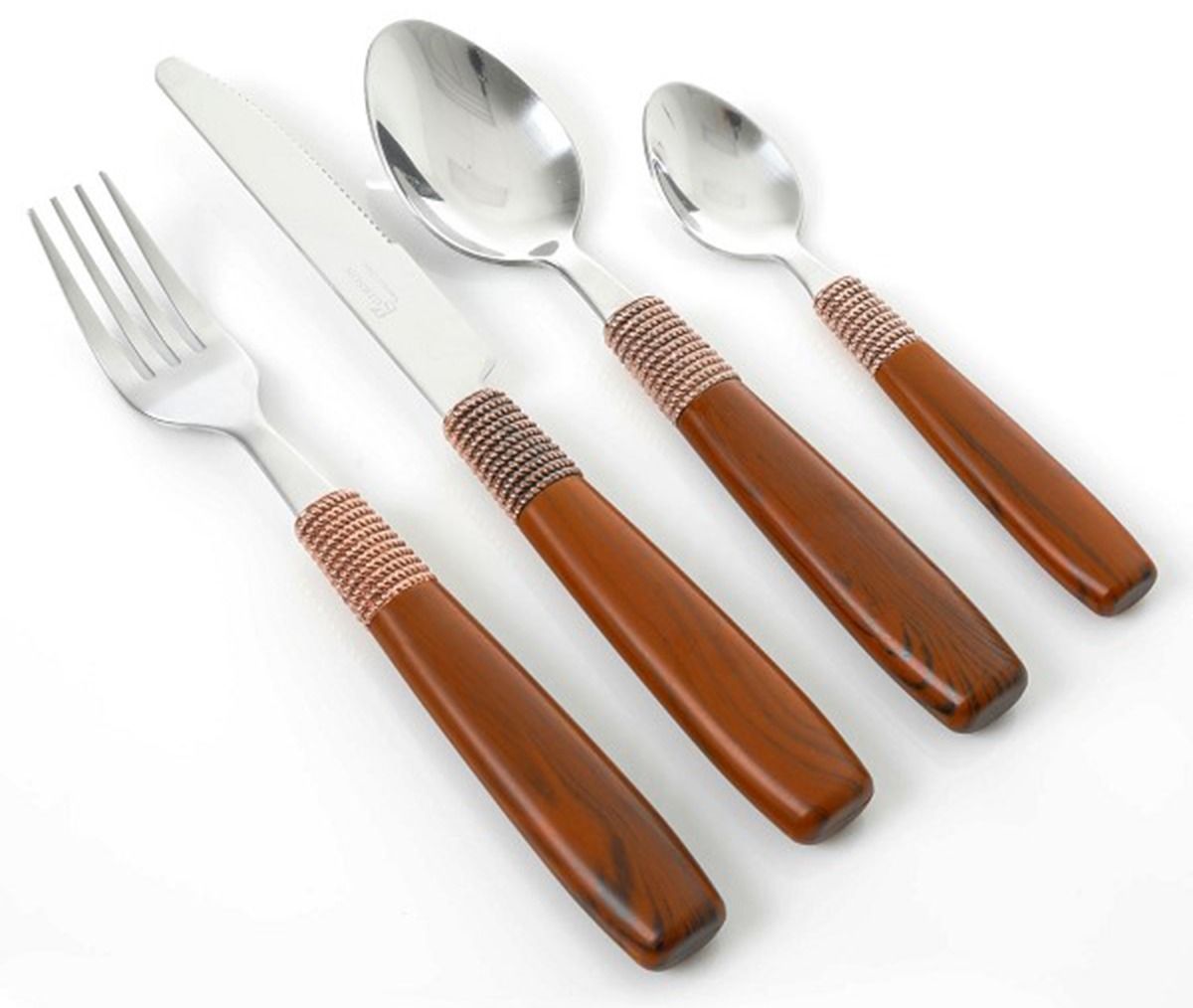 Wood Scroll (Stainless) Fork by Gibson-1