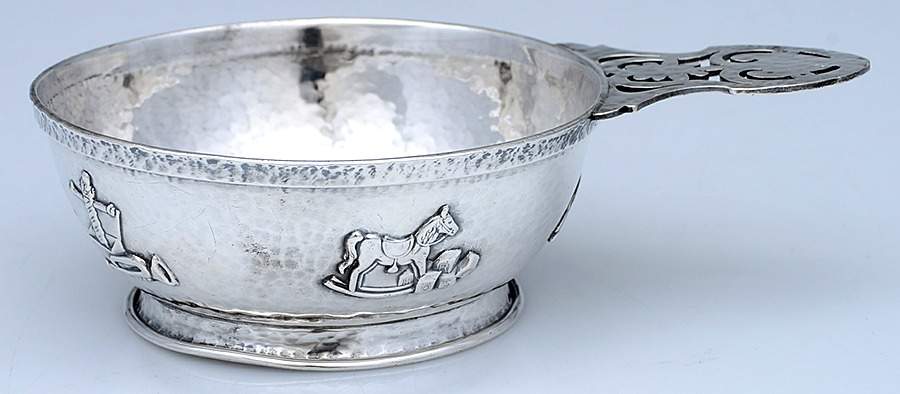 2540A (Sterling, Hollowware) Child's Porringer by Gorham Silver-1