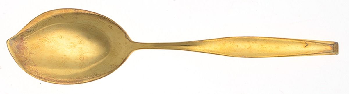 Classique Gold Vermeil (Sterling) Large Solid Jelly Server by Gorham Silver-1