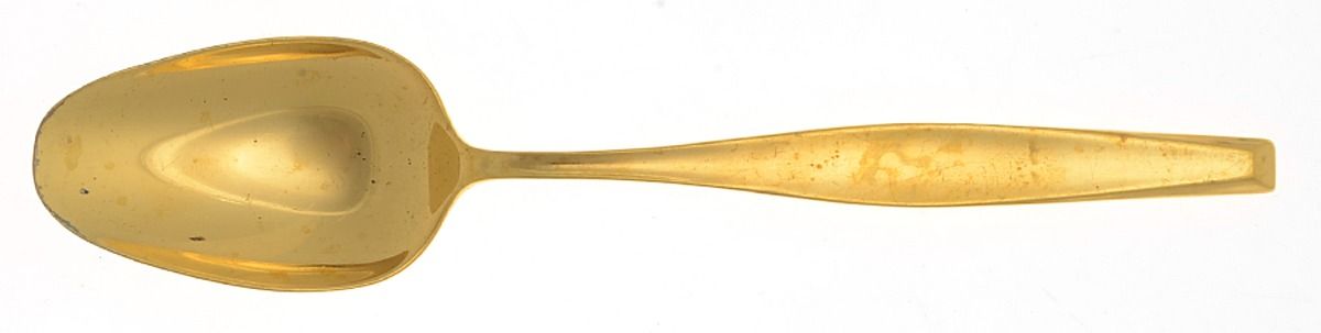 Classique Gold Vermeil (Sterling) Dessert/Oval Soup Spoon by Gorham Silver-1