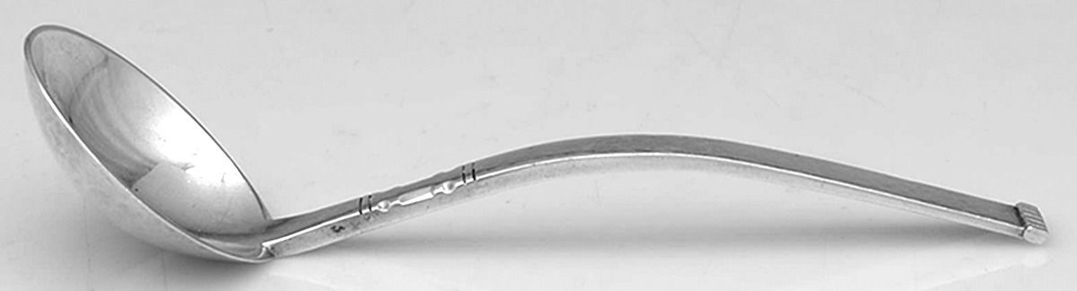 Karen (Sterling) Solid Piece Cream Ladle by Gustafson Craft-1