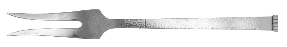 Karen (Sterling) Solid Chop Serving Fork by Gustafson Craft-1