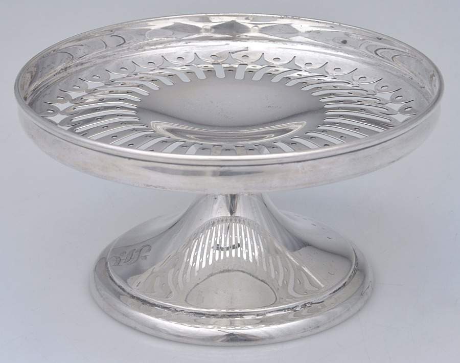 614a (Sterling, Hollowware) Round Compote (Height X Width) by Gorham Silver-1