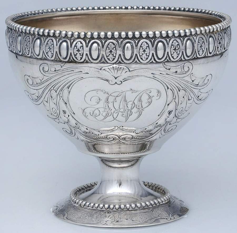 3  (Coin, Hollowware) Waste Bowl by Gorham Silver-1