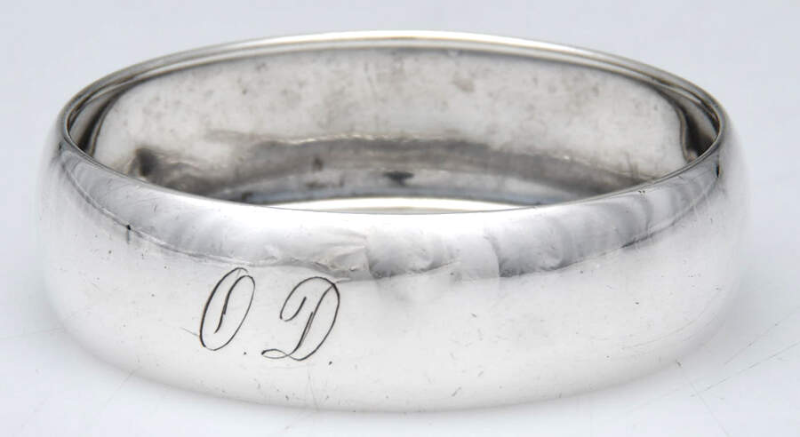 6292 (Sterling, Hollowware) Monogram Napkin Ring by Gorham Silver-1
