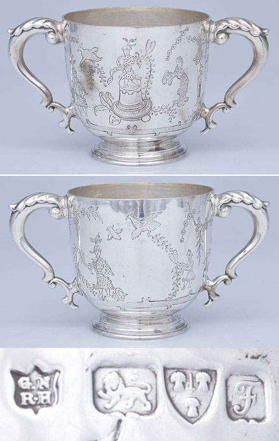 GNH2 (Sterling, Hollowware) Loving Cup by George Nathan & Ridley Hayes-1