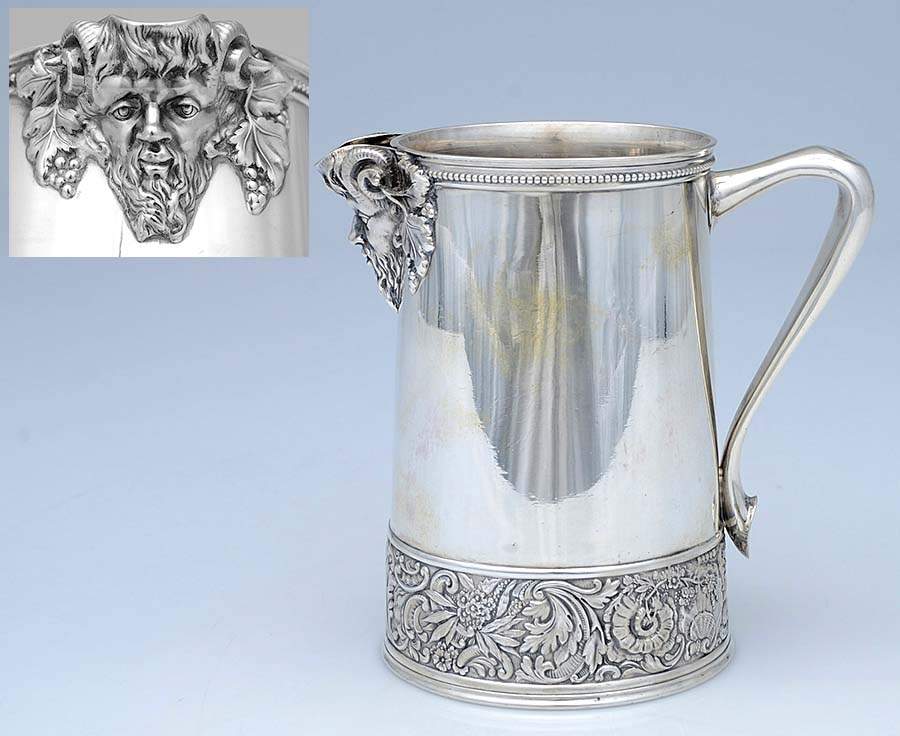 1475 (Sterling, Hollowware) 26 Oz Pitcher by Gorham Silver-1