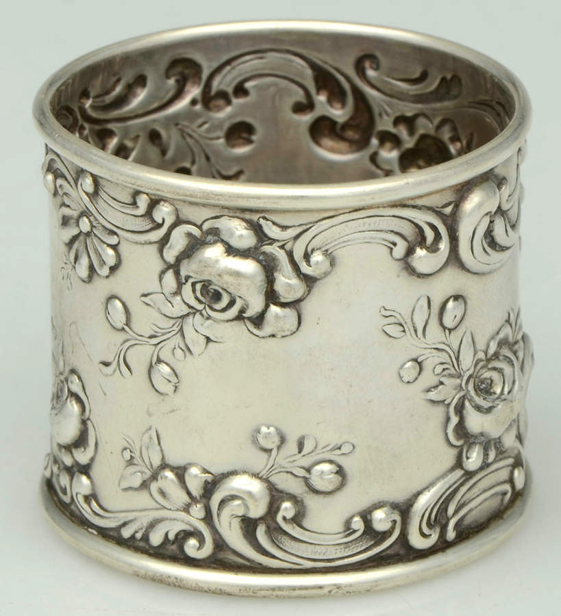 524 (Sterling, Hollowware) Napkin Ring by Gorham Silver-1