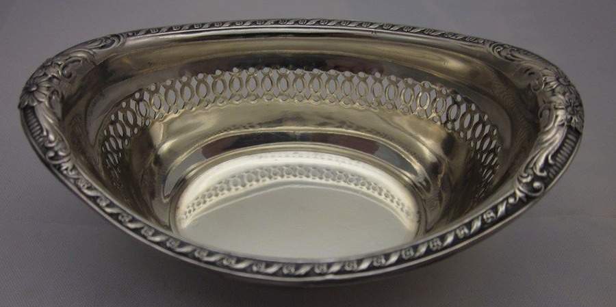 A12655 (Sterling, Hollowware) Nut Dish by Gorham Silver-1