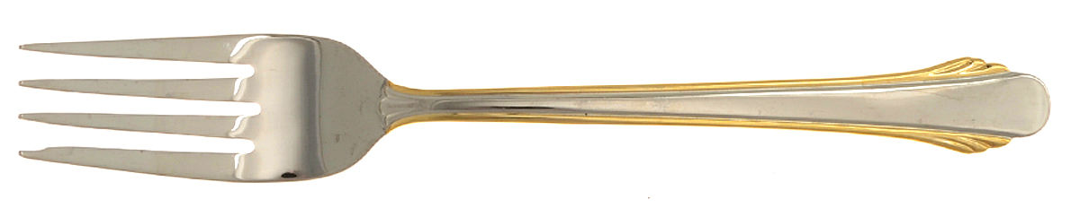 Calais Gold (Stainless) Individual Salad Fork by Gorham Silver-1