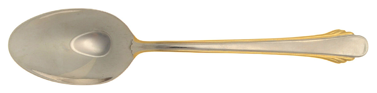 Calais Gold (Stainless) Place/Oval Soup Spoon by Gorham Silver-1
