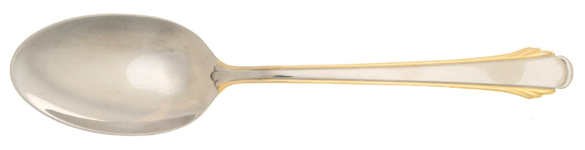 Calais Gold (Stainless) Tablespoon (Serving Spoon) by Gorham Silver-1