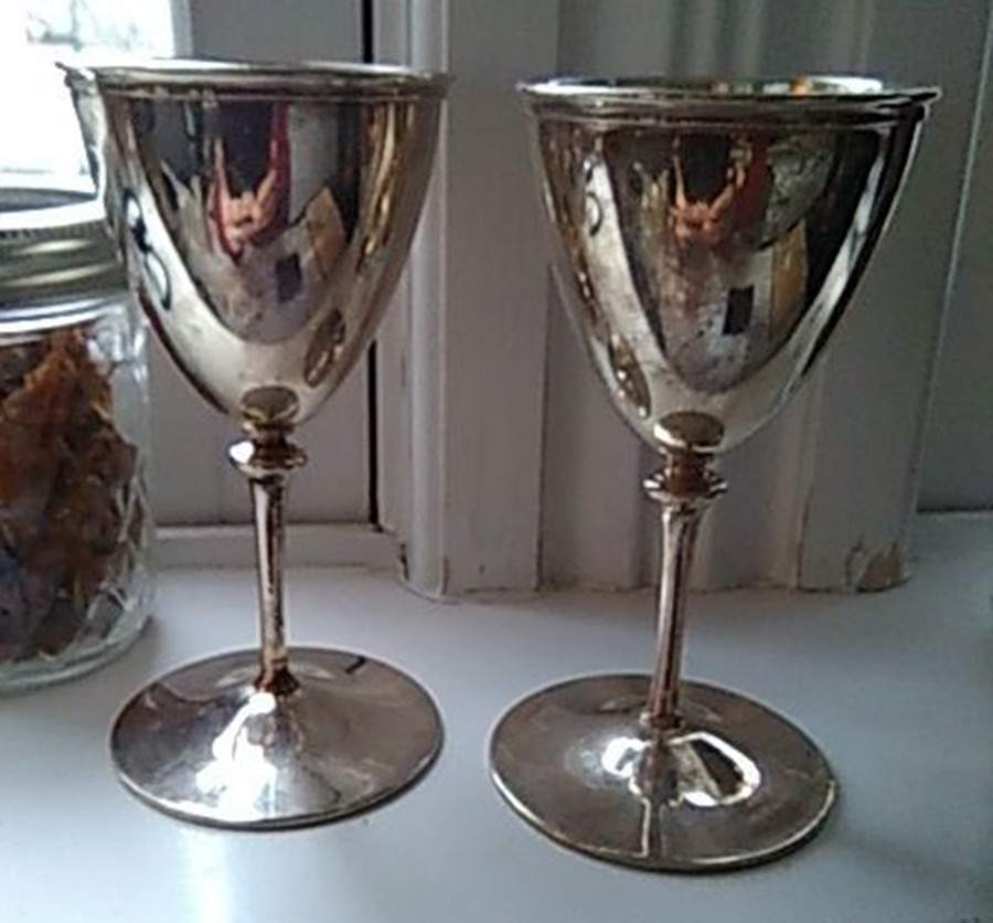 350-2 (Sterling, Hollowware) Sterling Wine Goblet by Gorham Silver-1