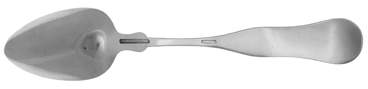 Coin Silver Flatware Tablespoon (Serving Spoon) by Gorham & Thurber-2