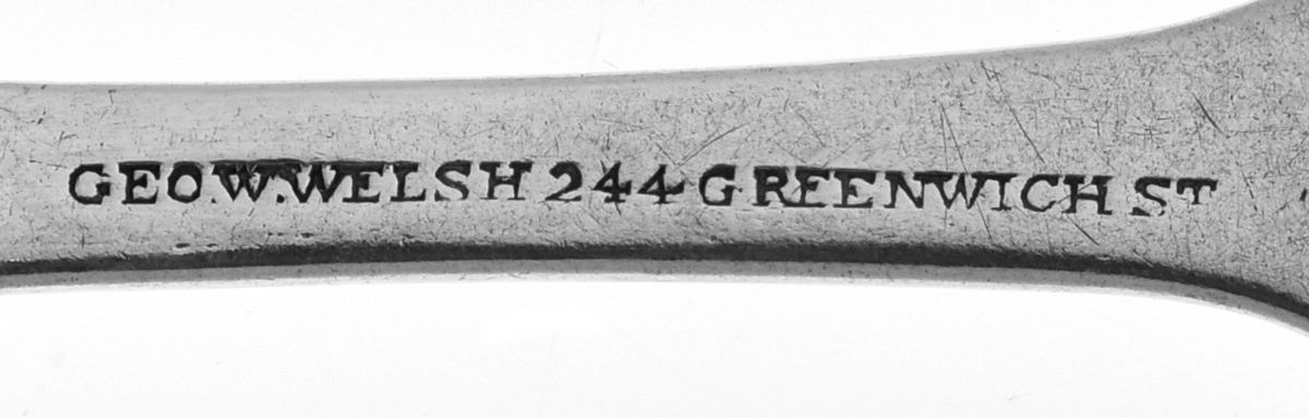 Coin Silver Flatware Teaspoon by George W. Welsh-3